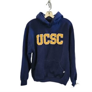 Russell collegiate hoodie UCSC Santa Cruz navy medium